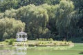 Gazebo on a small island