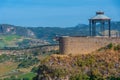 Gazebo at Spanish town Ronda.