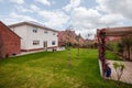 Landscaped house garden