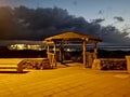 Gazer in-the Los Lances beach-night in Tarifa-Cadiz-Andalusia