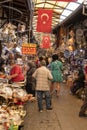 Gaziantep, Turkey-16.07.2021; Eid shopping crowd in BakÃÂ±rcÃÂ±lar Bazaar.