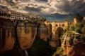 A serene view of ronda, spain