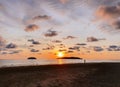 Gazing At Wispy Sunset Clouds