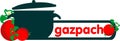 Gazpacho, cuisine logo, pan icon