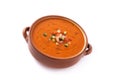 Gazpacho soup in crockpot