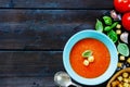 Gazpacho Tomato soup Royalty Free Stock Photo