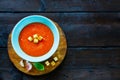 Gazpacho Tomato soup Royalty Free Stock Photo