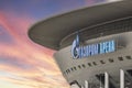 Gazprom arena stadium sunset European Football Championship