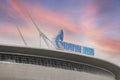 Gazprom arena stadium sunset European Football Championship