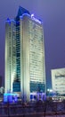 Gazprom headquarters office in Moscow Royalty Free Stock Photo