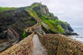 Gaztelugatxe. Spain. Basque Country . Beautiful landscape islet on the coast of Biscay. Royalty Free Stock Photo