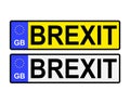 GB Brexit Number Plates