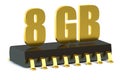 8 Gb RAM or ROM memory chip for smartphone and tablet