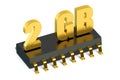 2 Gb RAM or ROM memory chip for smartphone and tablet