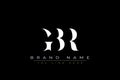 GBR abstract letter logo design Royalty Free Stock Photo