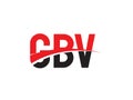 GBV Letter Initial Logo Design Vector Illustration