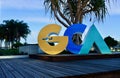 GCA - Gold Coast Airport sign Queensland Australia