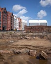 Gdank, Poland, May 24. Old and new. Olowianka, Gdansk Royalty Free Stock Photo