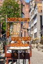 Gdansk. Amber Jewelry. Royalty Free Stock Photo