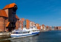 Gdansk. Central embankment. Royalty Free Stock Photo