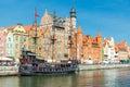 Gdansk. Central embankment. Royalty Free Stock Photo