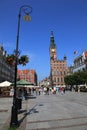 Gdansk city hall Royalty Free Stock Photo