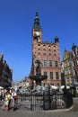Gdansk city hall Royalty Free Stock Photo