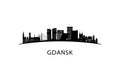 Gdansk city skyline.