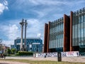 Gdansk, European Solidarity Centre and Three Crosses Monument