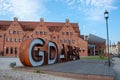 Gdansk iron letters, Poland