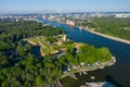 Gdansk. Medieval Wisloujscie Fortress Aerial View. Pomeranian Voivodeship, Gdansk, Poland