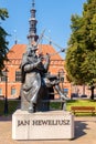 Gdansk. Monument to Jan Hevelius