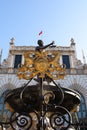 Gdansk Neptune fountain Royalty Free Stock Photo