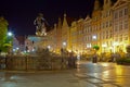 Gdansk by night Royalty Free Stock Photo