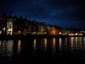 Gdansk by night. Royalty Free Stock Photo