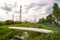 Gdansk oil refinery Royalty Free Stock Photo