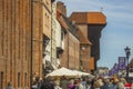 Gdansk old city panorama, Poland Royalty Free Stock Photo