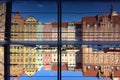 Gdansk, Old medieval architecture - water reflection Royalty Free Stock Photo