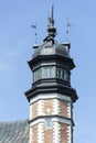 Gdansk Old Town Historic Building Tower With Weathervanes