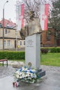 Gdansk, Poland - April 27, 2017: Monument of national heroine Danuta Siedzikowna know as Inka with underground name: Danuta Obucho