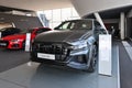 New model of Audi SQ8 presented in the car showroom