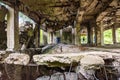 Gdansk, Poland - August 18, 2021. Westerplatte ruins of the New Barracks Royalty Free Stock Photo
