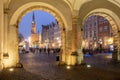 Historic Green Gate and beautiful architecture in Old Town of Gdansk