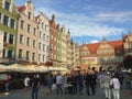 Gdansk Poland. Dlugi Targ street