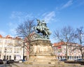 Statue of King Jan III Sobieski, Gdansk, Poland Royalty Free Stock Photo