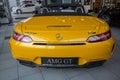 Yellow Mercedes GT C Roadster
