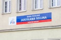 Deputies office of polish Member of parliament Jaroslaw Sellina. Member of polish political Royalty Free Stock Photo