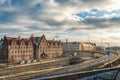 Gdansk, Poland - January 2019. Image of Old town of Gdansk city, Poland Royalty Free Stock Photo