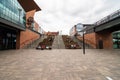 Gdansk, Poland - Juny, 2019. Architecture of new Forum mall in the city center of Gdansk of Gdansk, Poland. Gdansk is the Royalty Free Stock Photo