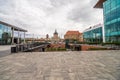 Gdansk, Poland - Juny, 2019. Architecture of new Forum mall in the city center of Gdansk of Gdansk, Poland. Gdansk is the Royalty Free Stock Photo